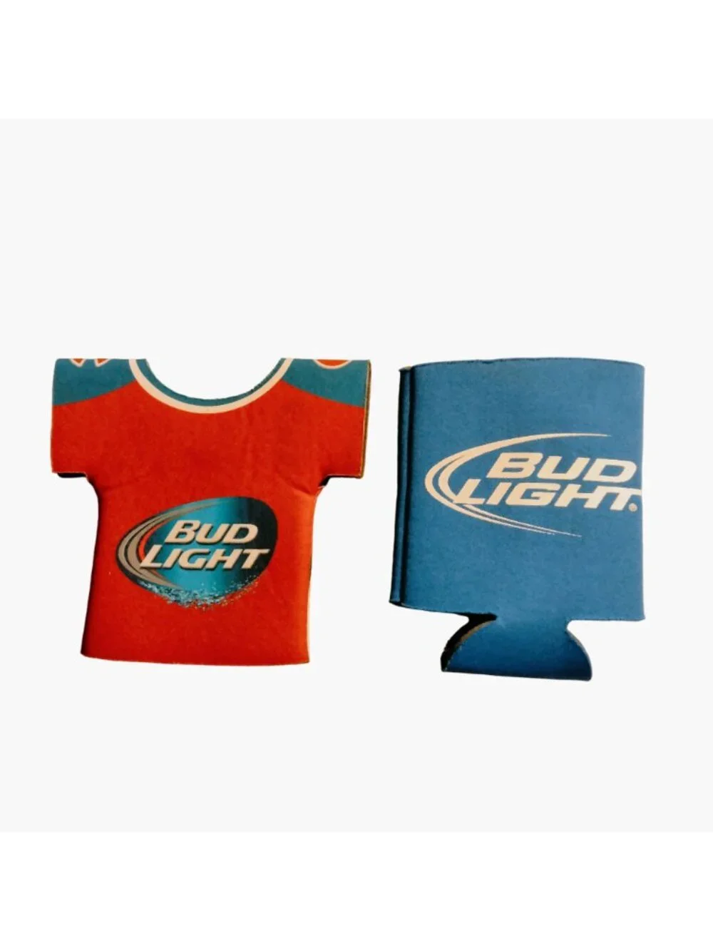 Bud Light Can Koozie Coozie Budweiser Red Blue White Avalanche Jersey Lot 2